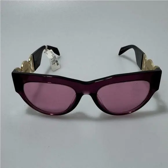 Versace Winged Medusa Sunglasses Pink Gold Mod 4440-U