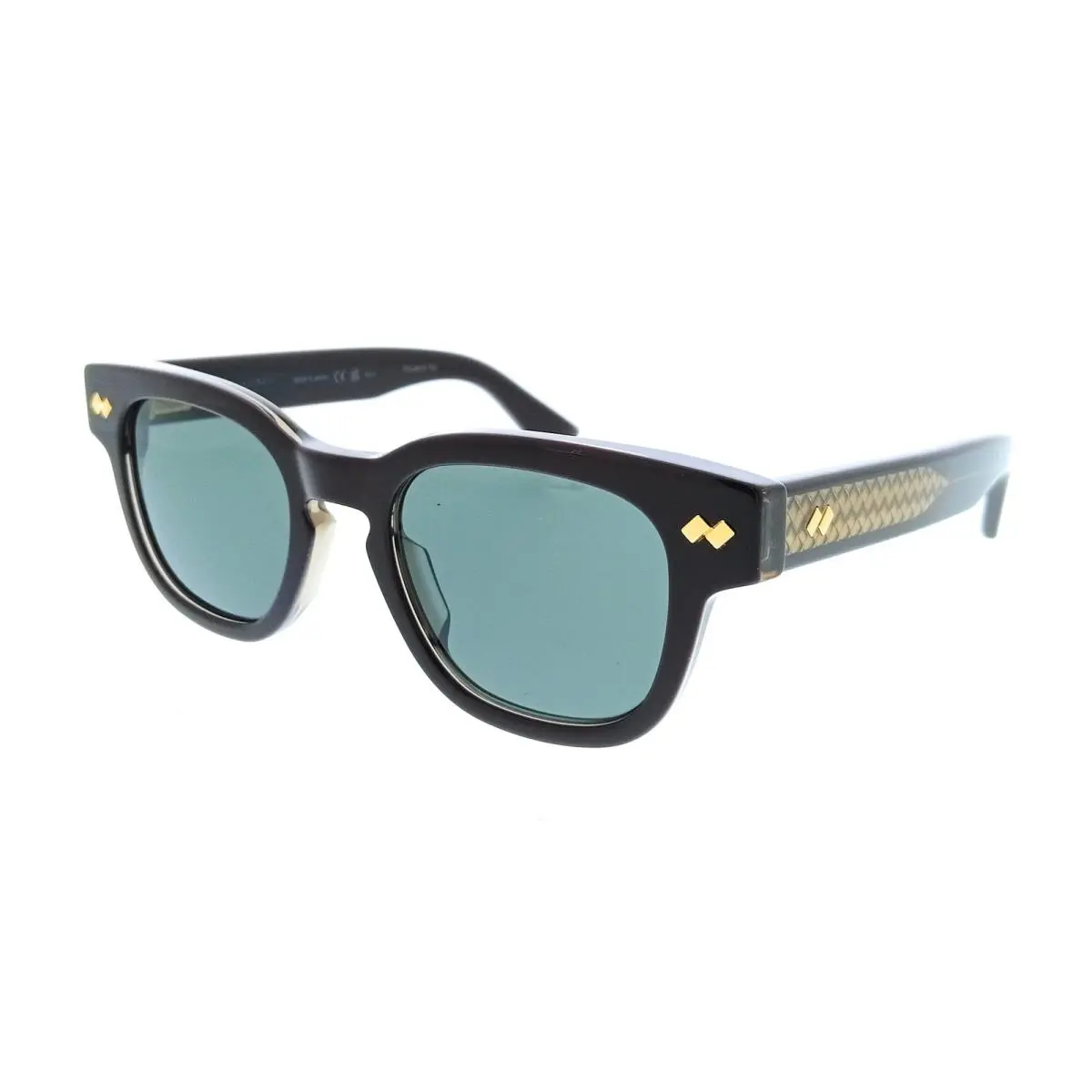 Bottega Veneta BV1441S-004 Square Violet Unisex Sunglasses