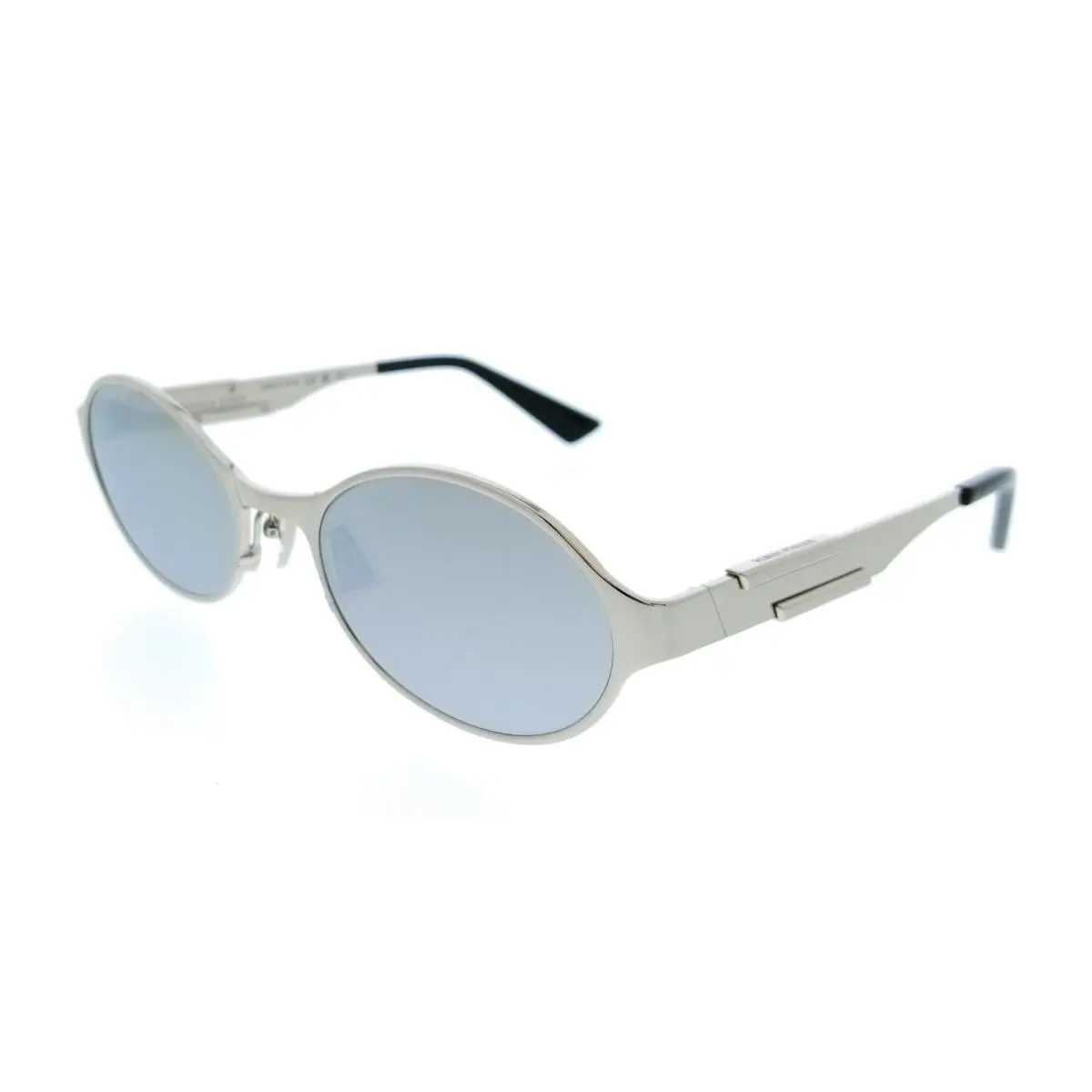 BV1456S-003 Oval Silver Rimless Unisex Sunglasses by Bottega Veneta