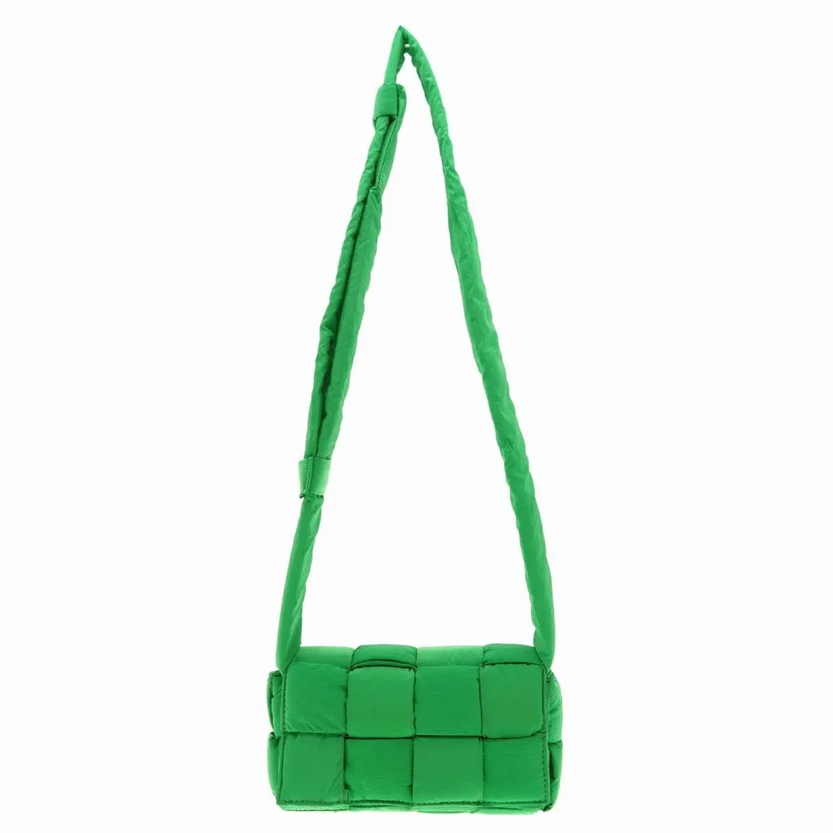 Bottega Veneta Small Casette Convertible Crossbody Belt Bag Green Nylon