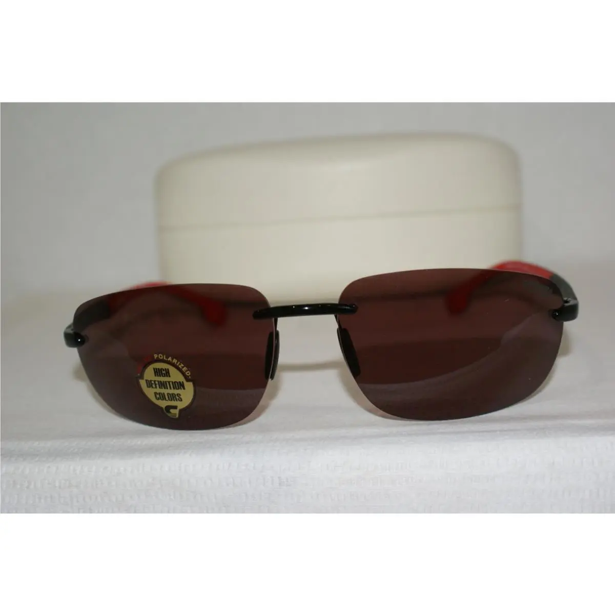 Authent Carrera Sunglasses 4010/S Black/red Polarized 807 62-16 W Origi Case