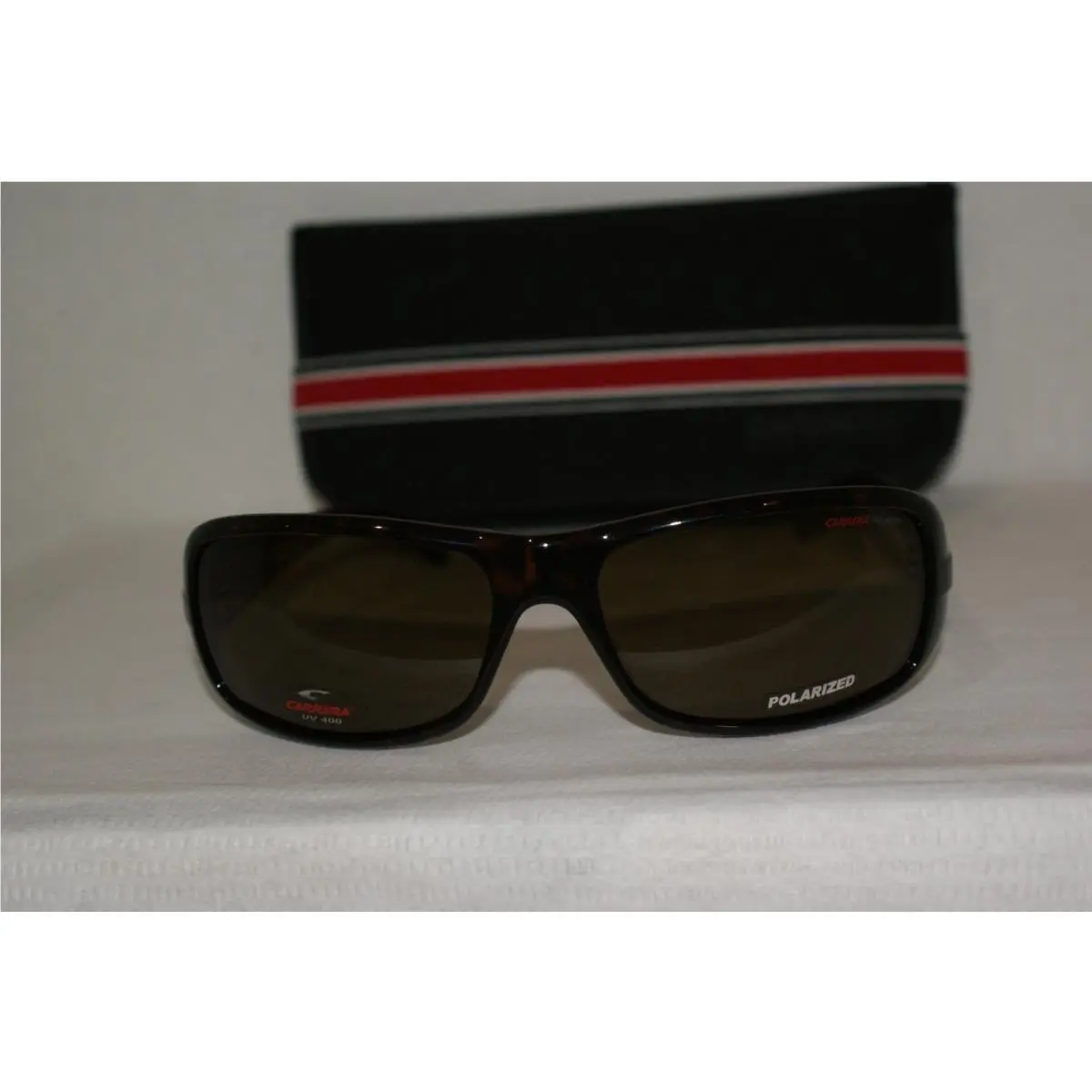 Authent Carrera Sunglasses Control/s Polarized Havana Etap 58-16 W Orig Case