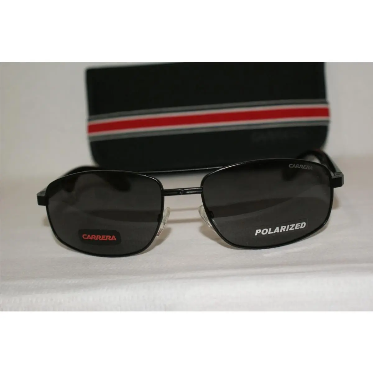 Authenti Carrera Sunglasses 32/S Black Crystal Grey 8V6 60-14 W Origina Case
