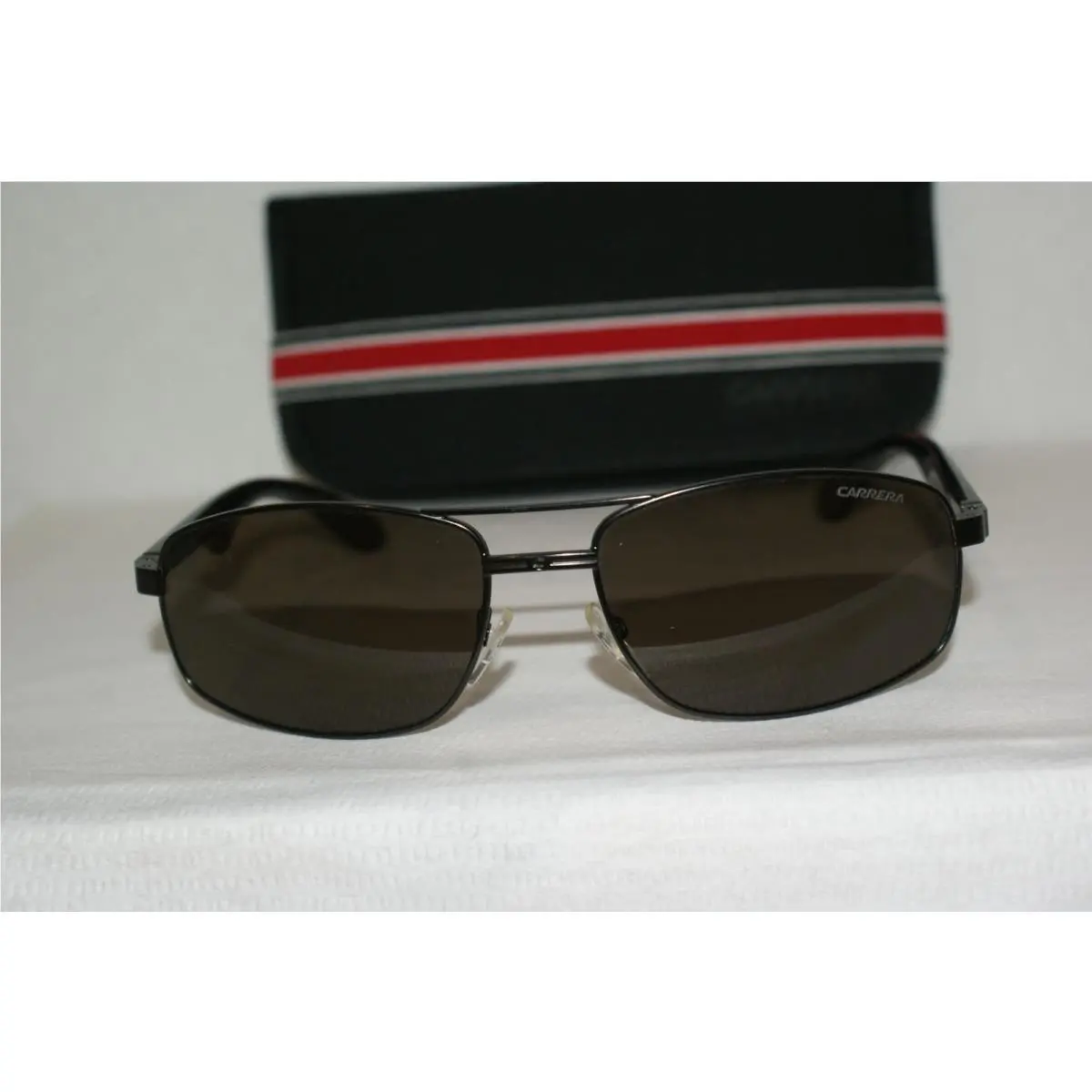 Authent Carrera Sunglasses 6007 Polarized Ruthenium B2T 59-17 W Origina Case