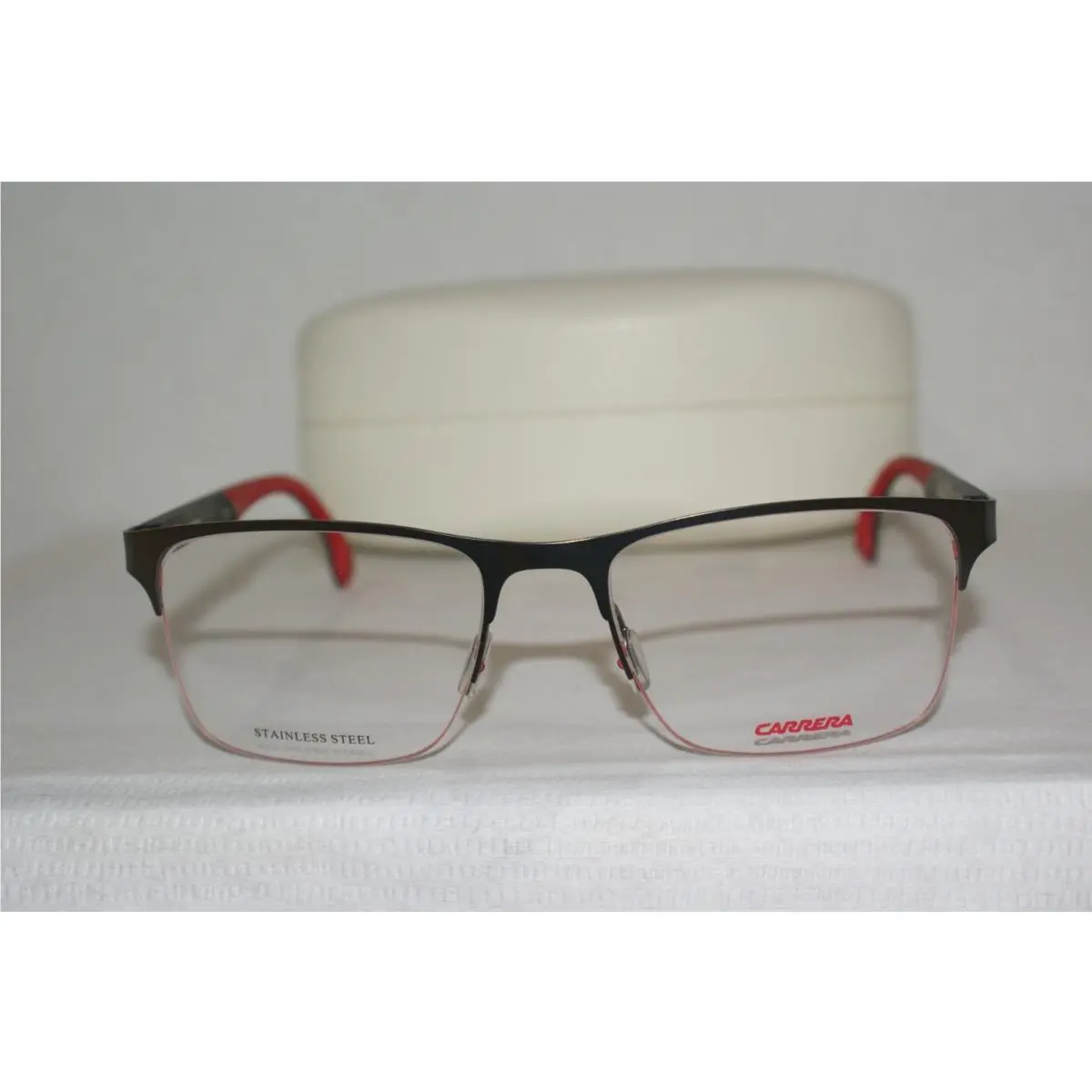 Carrera Sunglasses 8830 Matte Gunmetal/black/red R80 56-19 W Origi Case