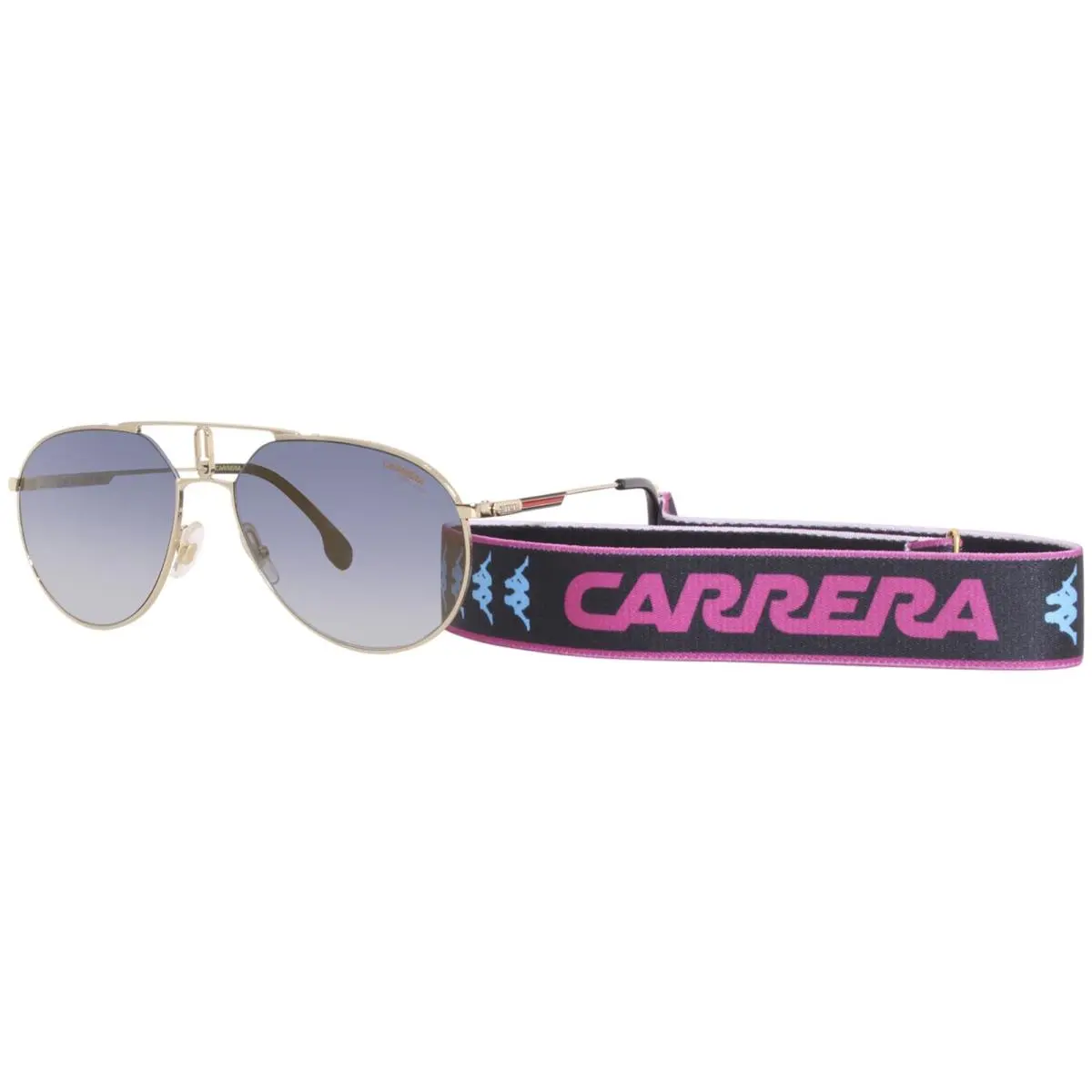 1025/SE J5G/1V Special Edition Sunglasses Gold/blue Gradient Mirror 59mm by Carrera
