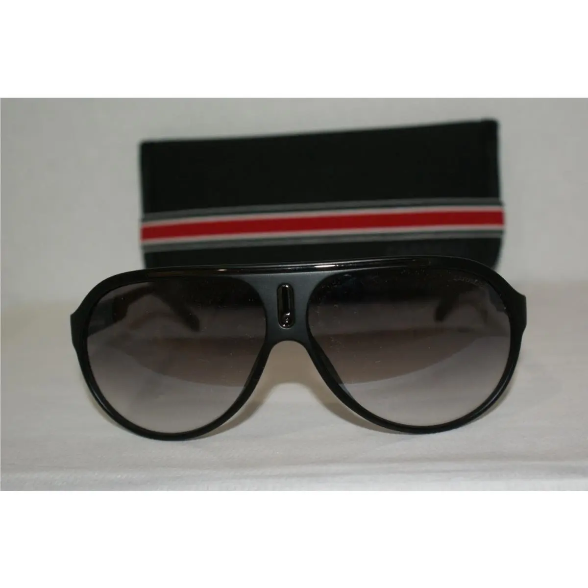Authent  Sunglasses 6009 Ruthenium/matte Black Deb 51-19 W Origi Case by Carrera