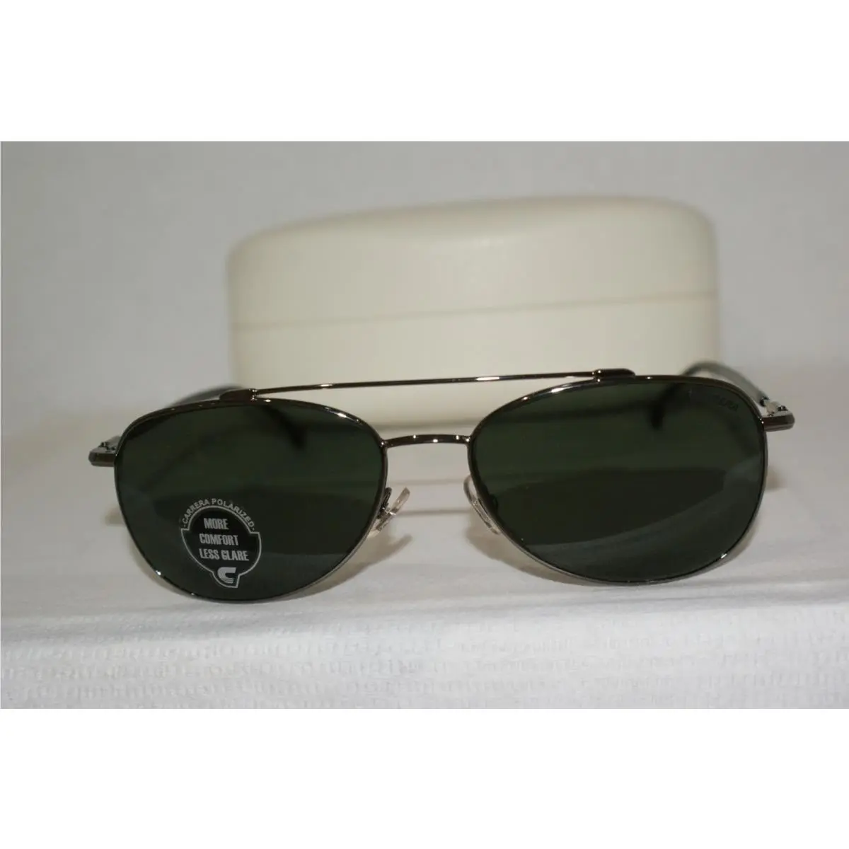 Carrera Sunglasses 224/S Polarized Dark Ruthenium KJ1 58-17 W Orig Case