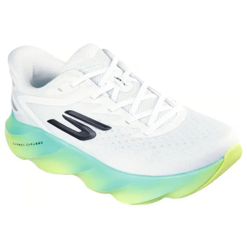 Mens Skechers Slip Ins Aero Burst White Multi Mesh Shoes