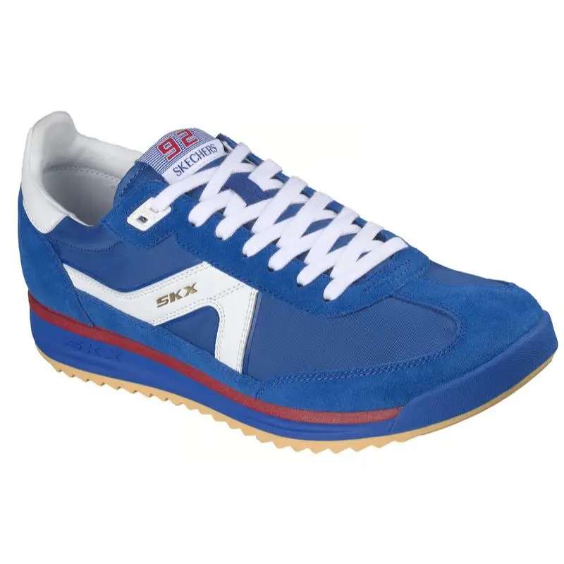 Mens Skechers Skx 92 Spective Blue Multi Suede Shoes