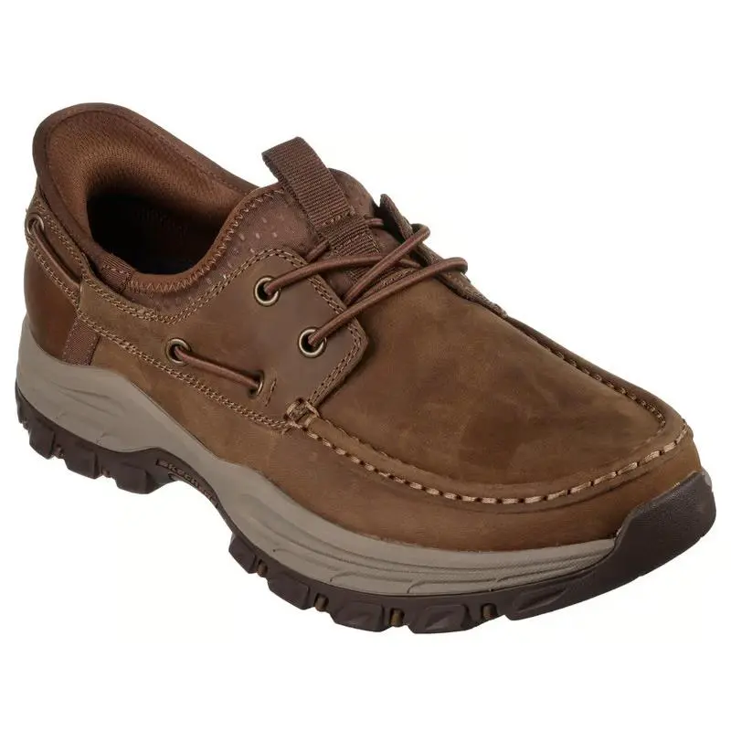 Mens Skechers Slip Ins RF Knowlson Shore Sting Desert Leather Shoes