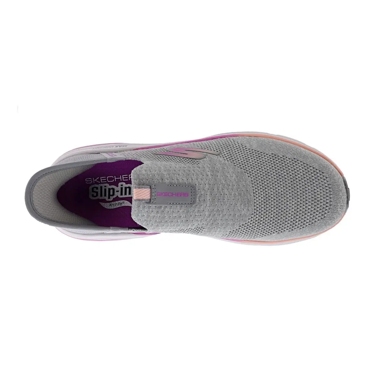 Skechers shoes - MAX CUSHIONING ARCH FIT 2.0- CAMBRIDGE - 128945 GYPK - GRAY / PINK 10