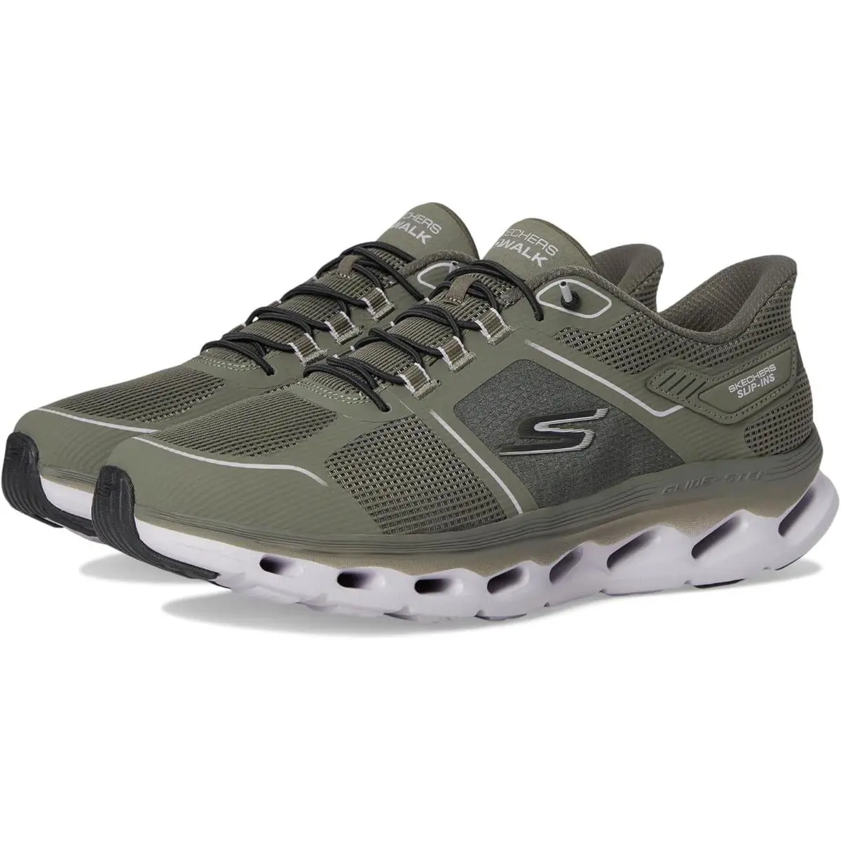 Skechers shoes - 125121 - Navy/Lime 4