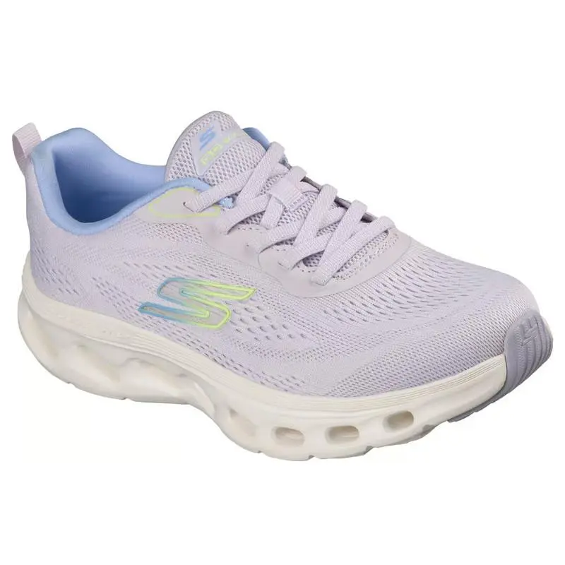 Womens Skechers GO Walk Glide Step 2.0 Kristee Lavender Mesh Shoes