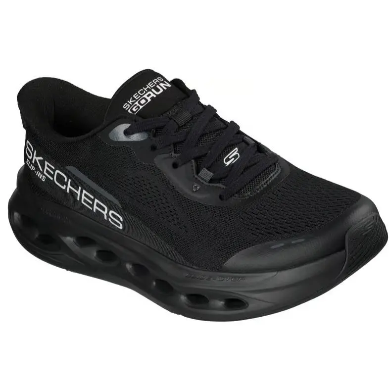 Mens Skechers Slip-ins Max Cushioning Glide Step - Advert Black