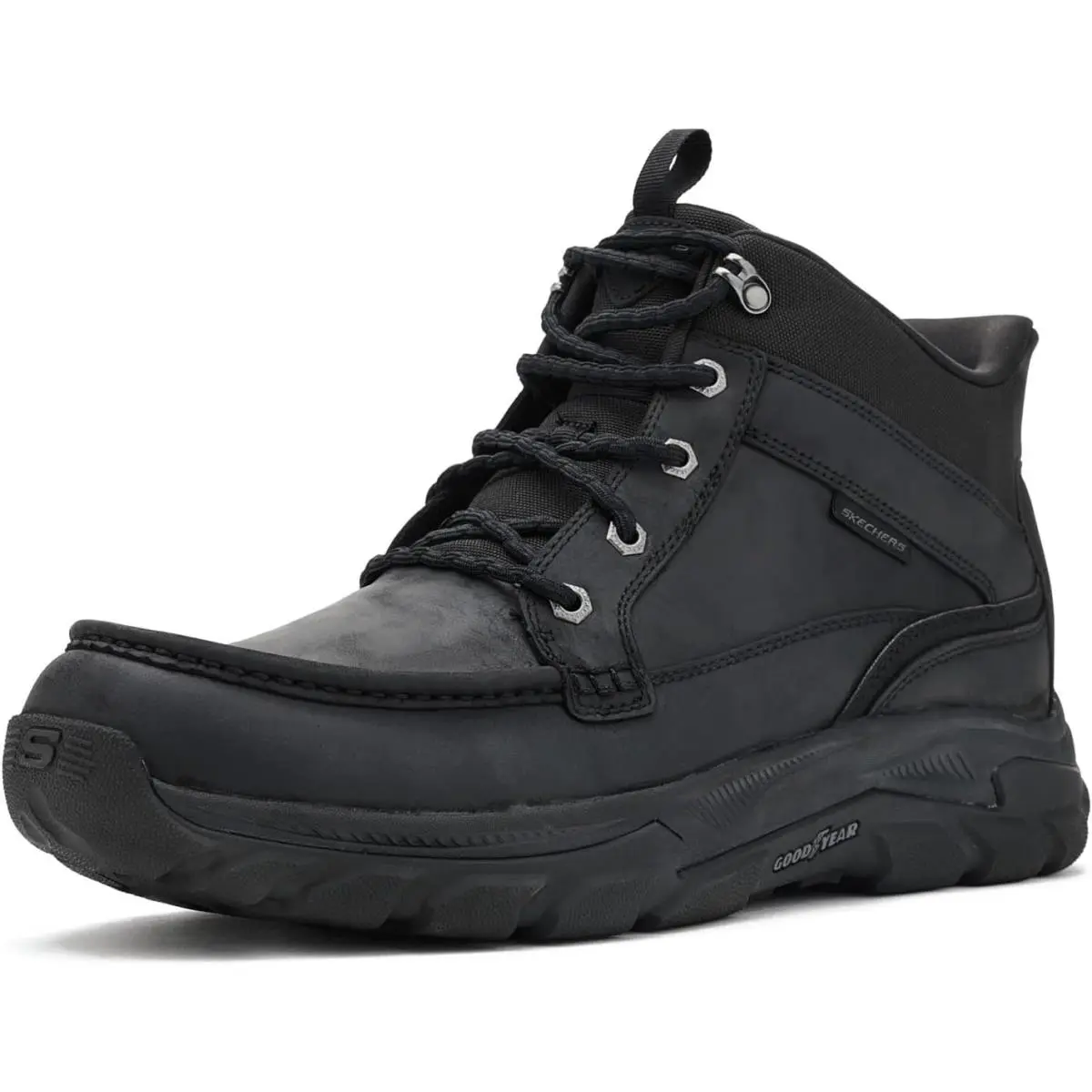 Skechers Men`s Usa Respected 2.0 - Hagler Moc Toe Leather Mid Top Slip-ins Boot