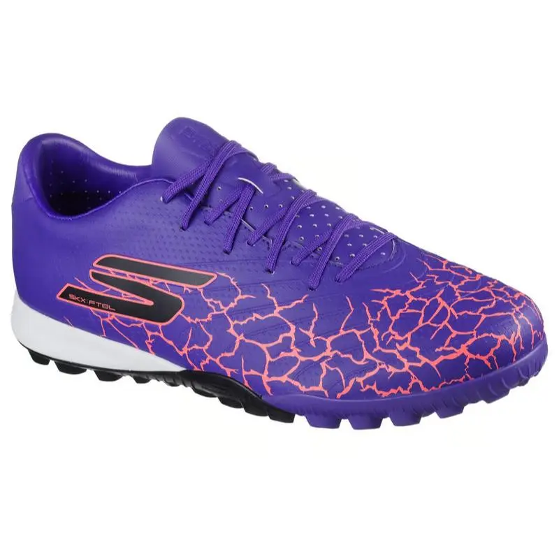 Mens Skechers Skx 1.5 Academy TF Purple Fabric Shoes