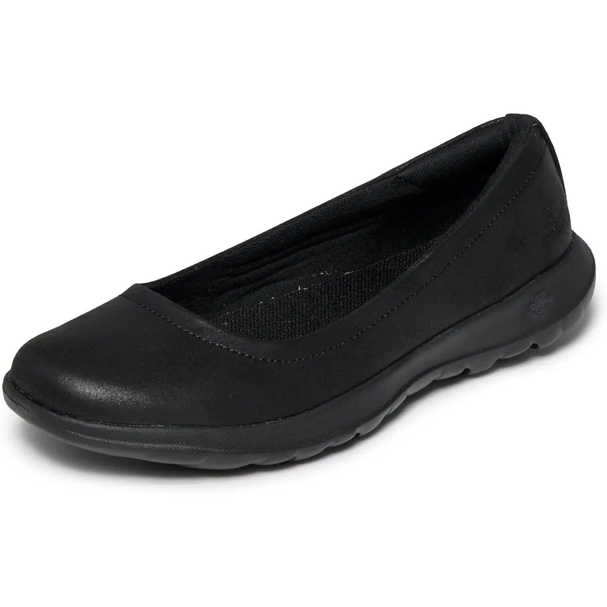 Skechers Women`s Go Walk Lite-gem Ballet Flat - Black/Black