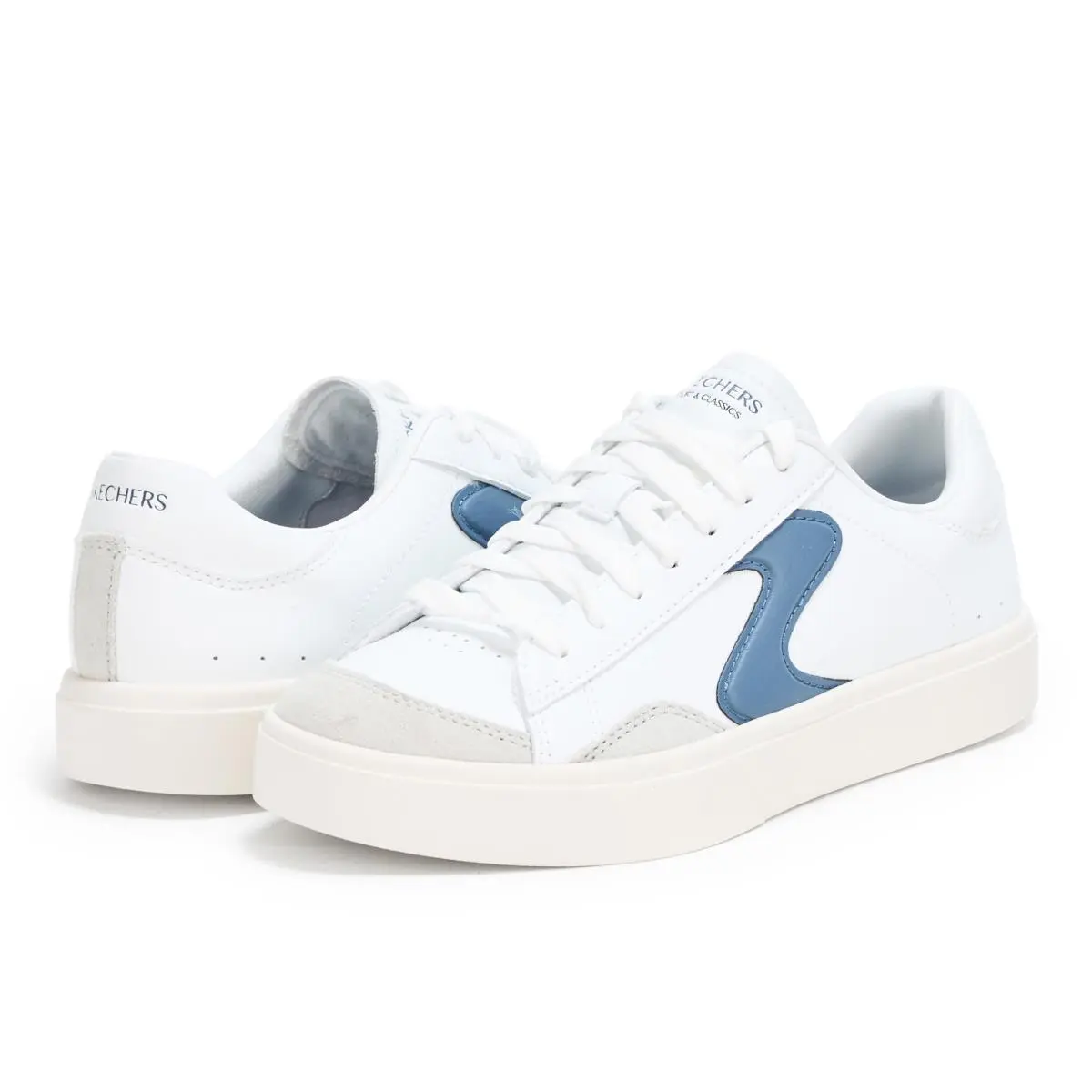 Skechers shoes - 185190 wpk - wpk - 185190 - white navy 1