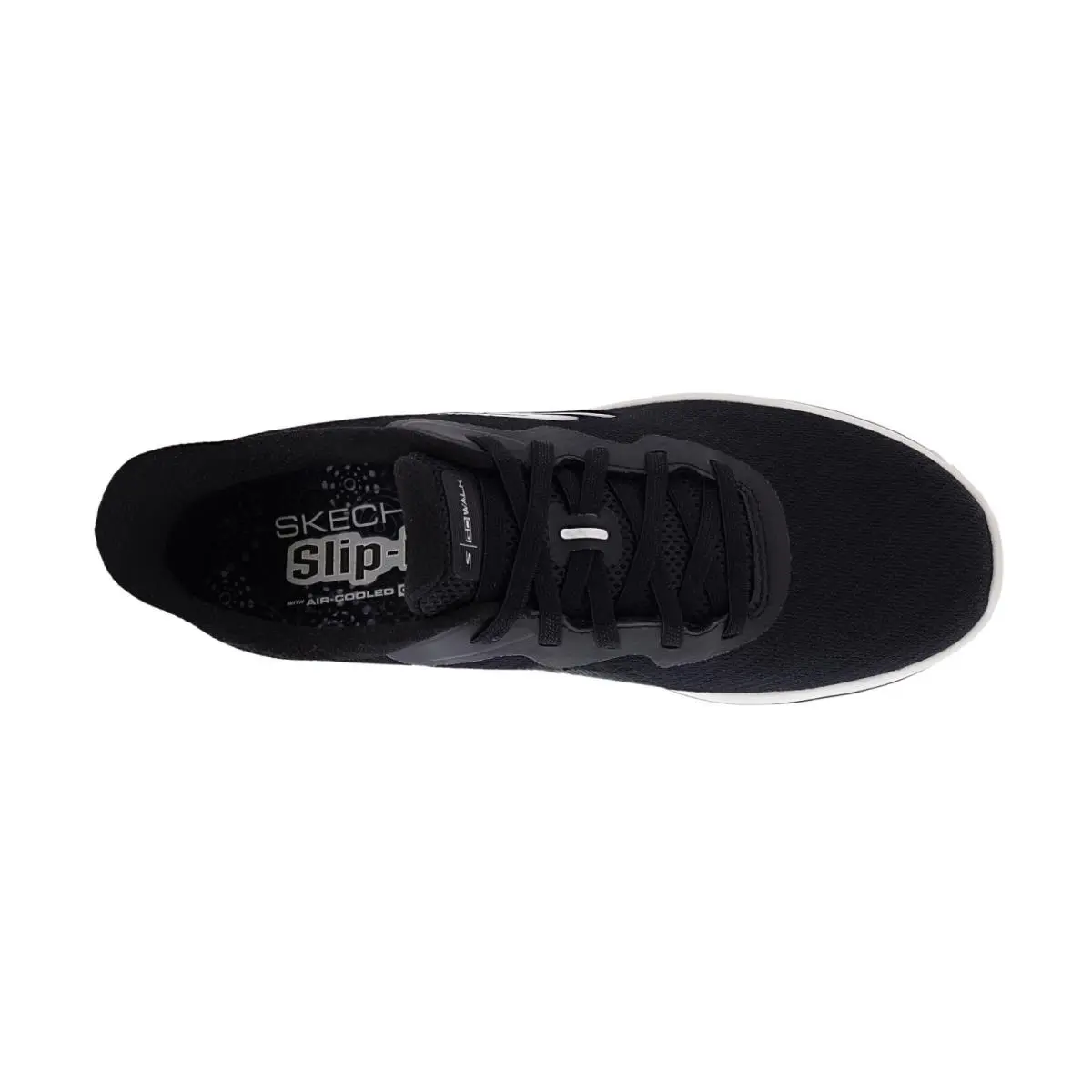Skechers shoes - Hands free Slip-Ins: Go Walk 8 - Nadia - BLACK / WHITE 4