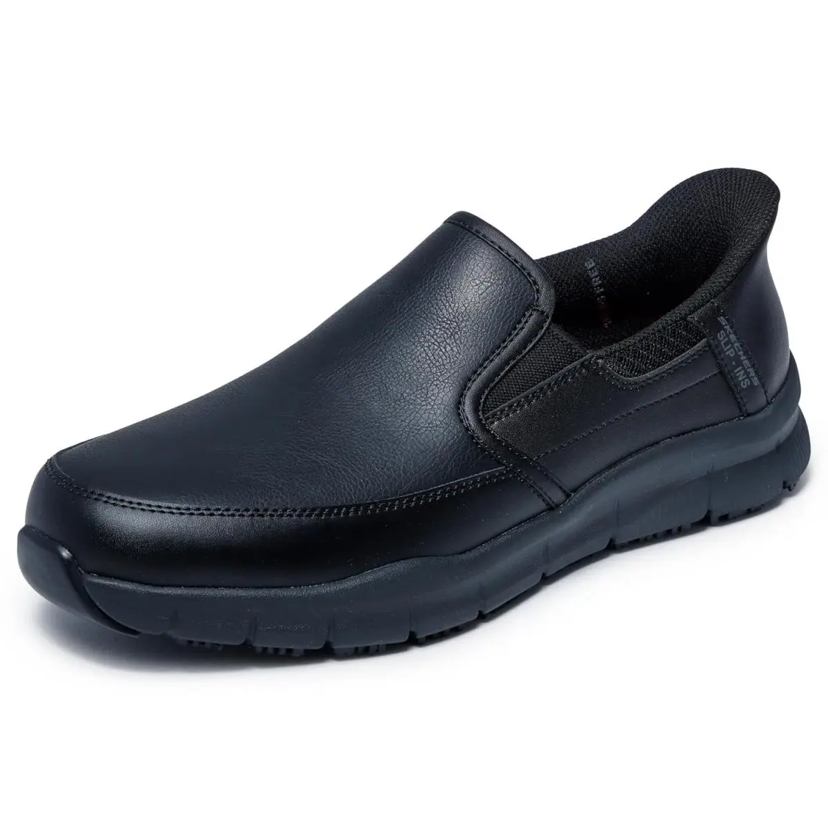 Skechers Men`s Nampa Broxtin Hands Free Slip-in Safety Shoes