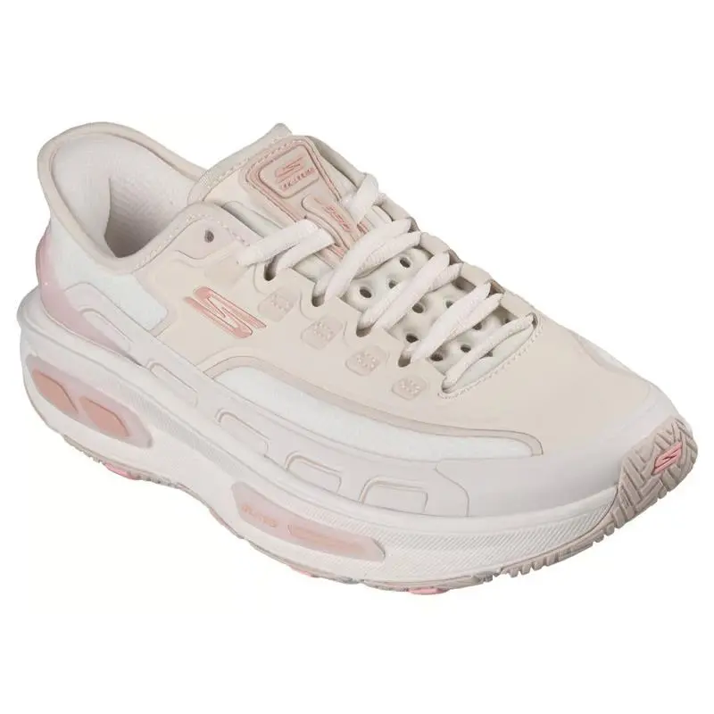 Womens Skechers Slip Ins Arch Fit D`lites 330 Natural Mesh Shoes