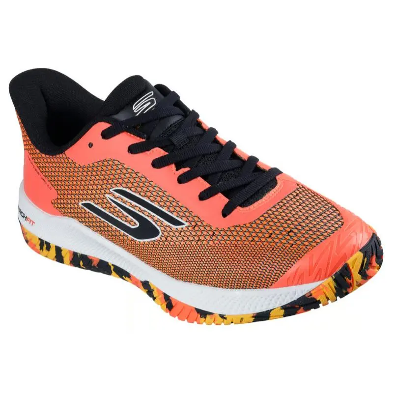 Mens Skechers Viper Court Pro 2.0 Pickleball Orange Athletic Shoes
