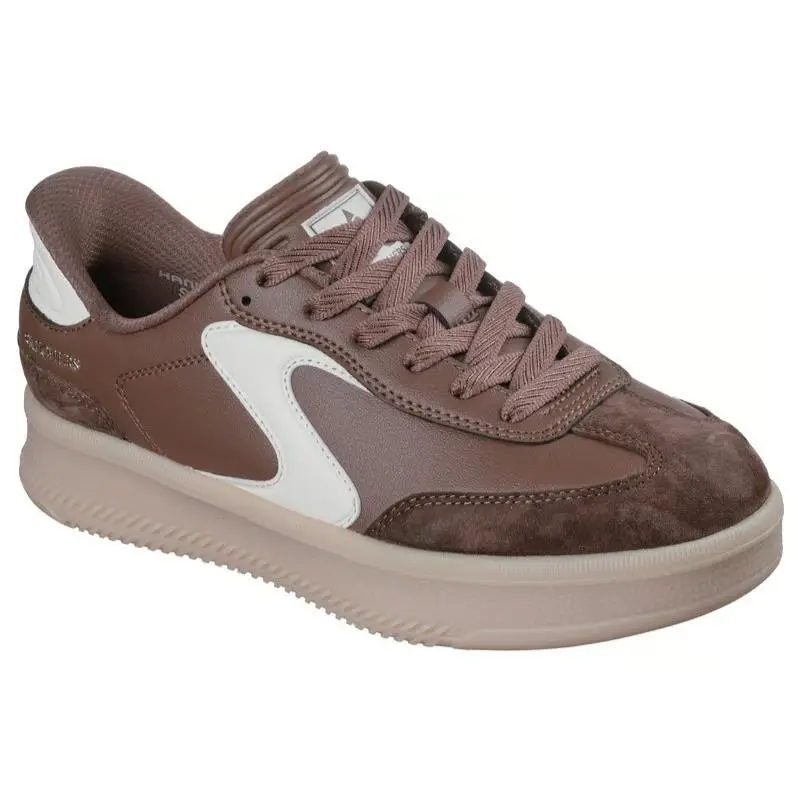 Womens Skechers Slip Ins Hotshot HI Lifted Luxe Brown Duraleather