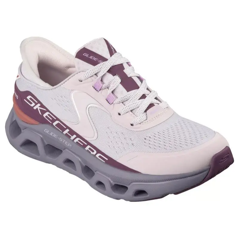 Womens Skechers Slip Ins Glide Step Altus Lavender Mesh Shoes