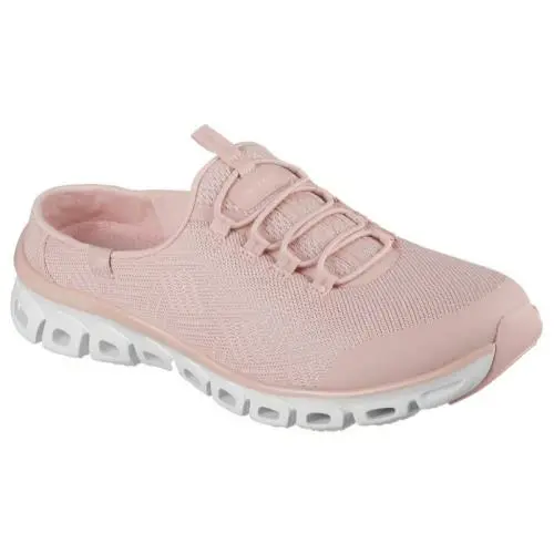 Womens Skechers Glide Step Obsessed Rose Mesh Shoes