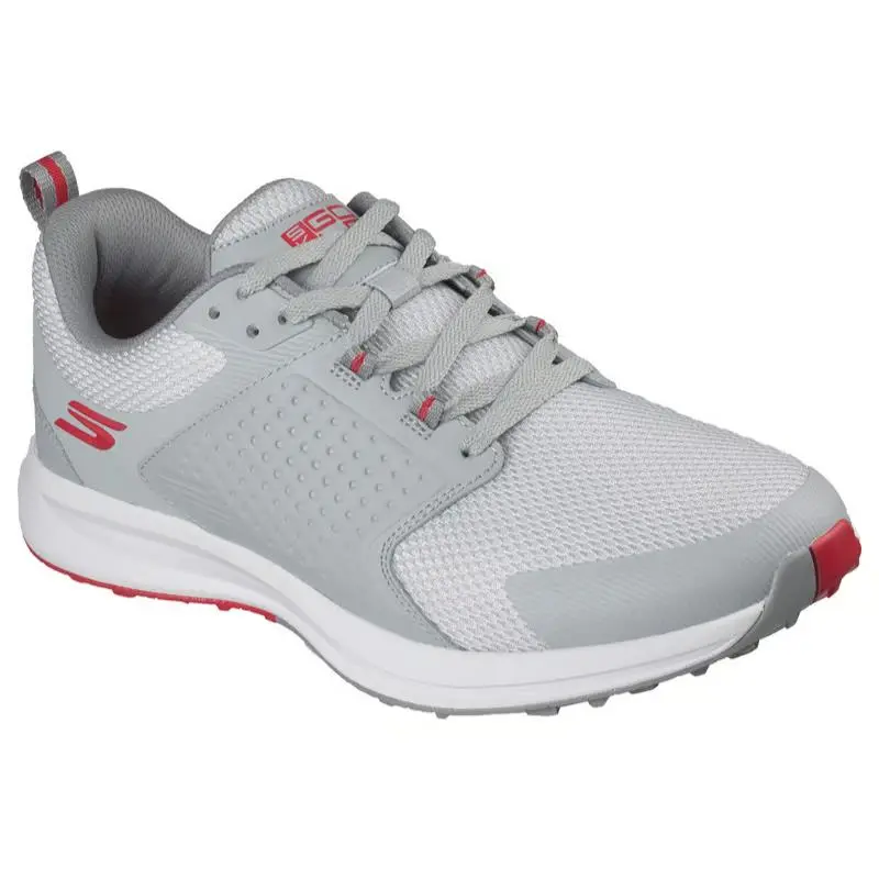 Mens Skechers Golf Quest Gray Mesh Shoes