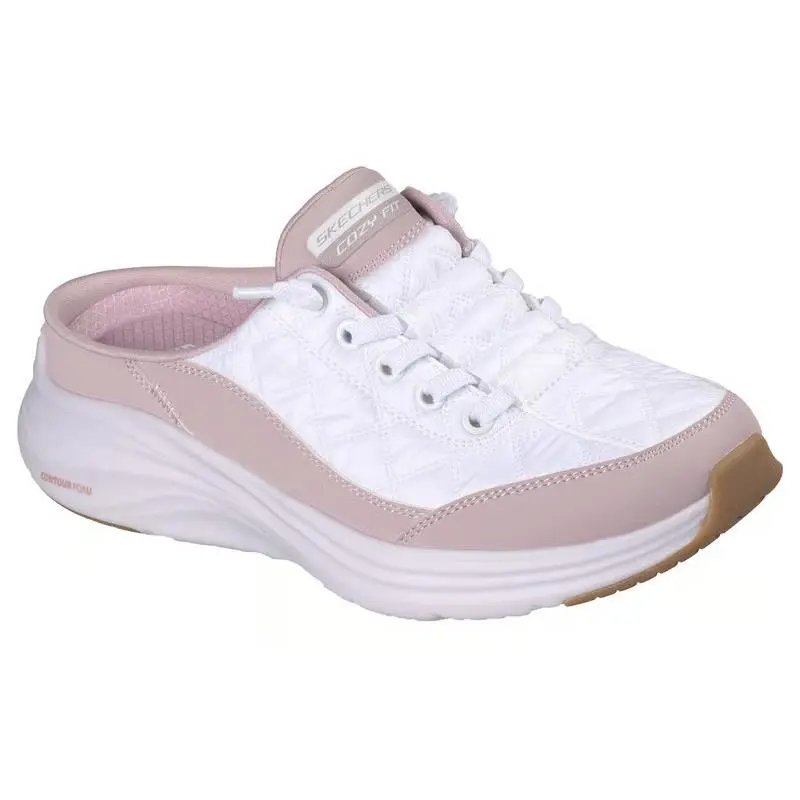 Womens Skechers Contour Foam Cozy Fit Sweet Embrace Lavender Mesh