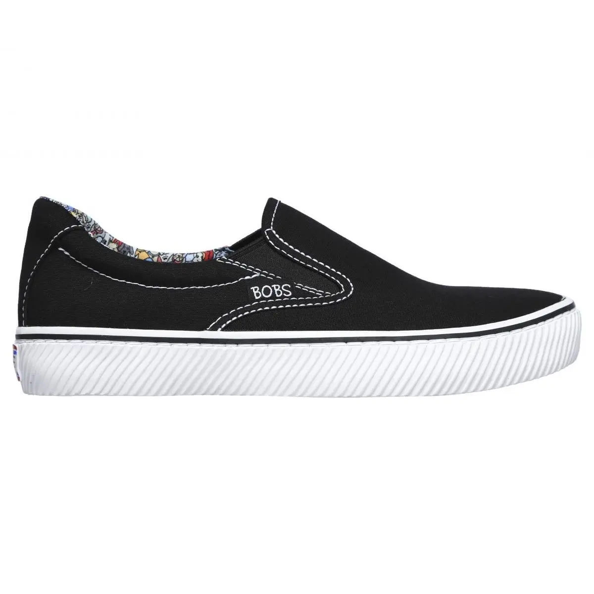 Skechers Women`s Bobs B Wild - Secret Star Sneaker Black - 113197/BLK Black - BLACK