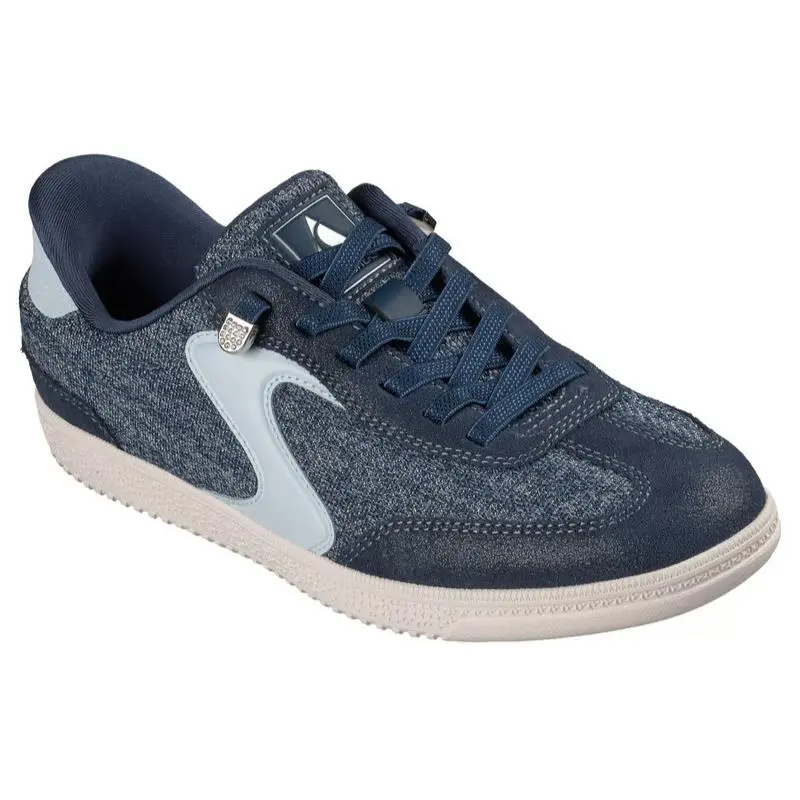 Womens Skechers Slip Ins Hotshot Twilight Muse Navy Knit Shoes