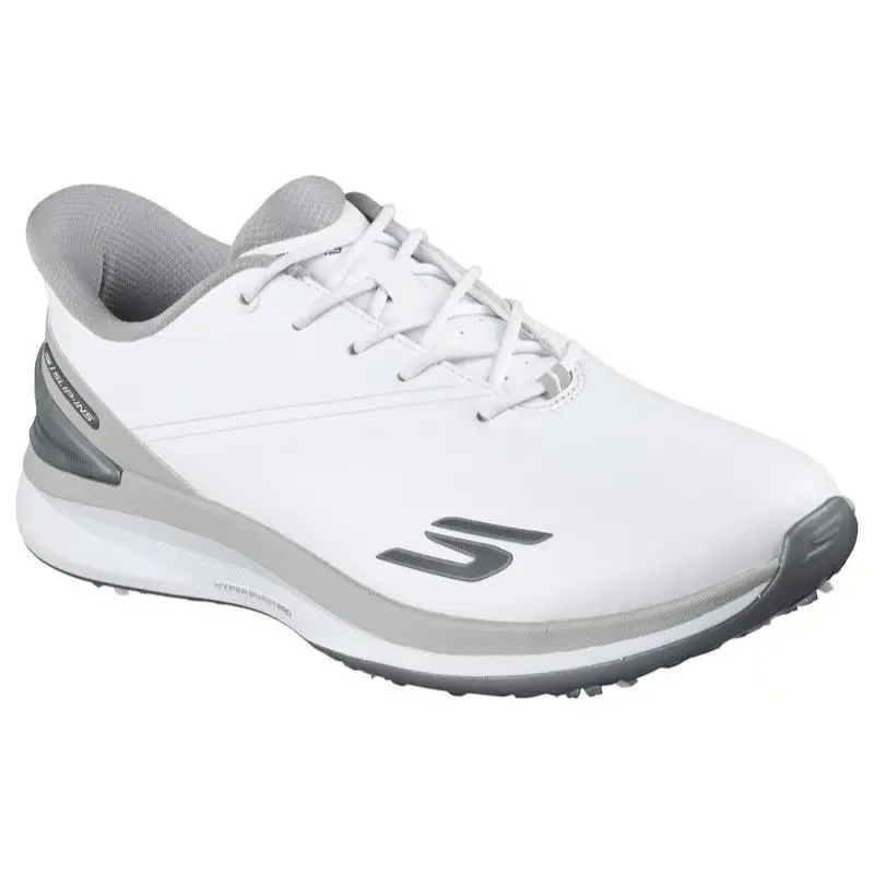 Mens Skechers Slip Ins Golf Waterproof Blade Tour Fairway White Leather