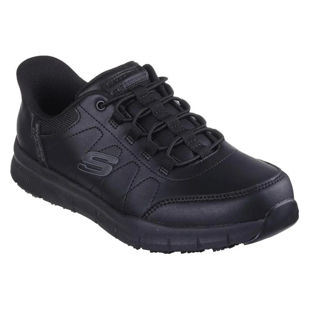Men`s Skechers Work Shoes Nampa Knotly Slip Resistant Athletic Slip-ins EH