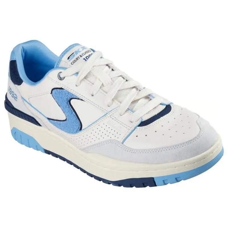 Mens Skechers S-1992 Natural Light Blue Suede Shoes