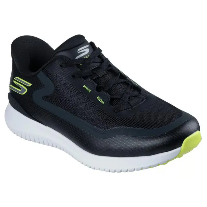 Mens Skechers Slip Ins GO Golf Flight Black Mesh Shoes