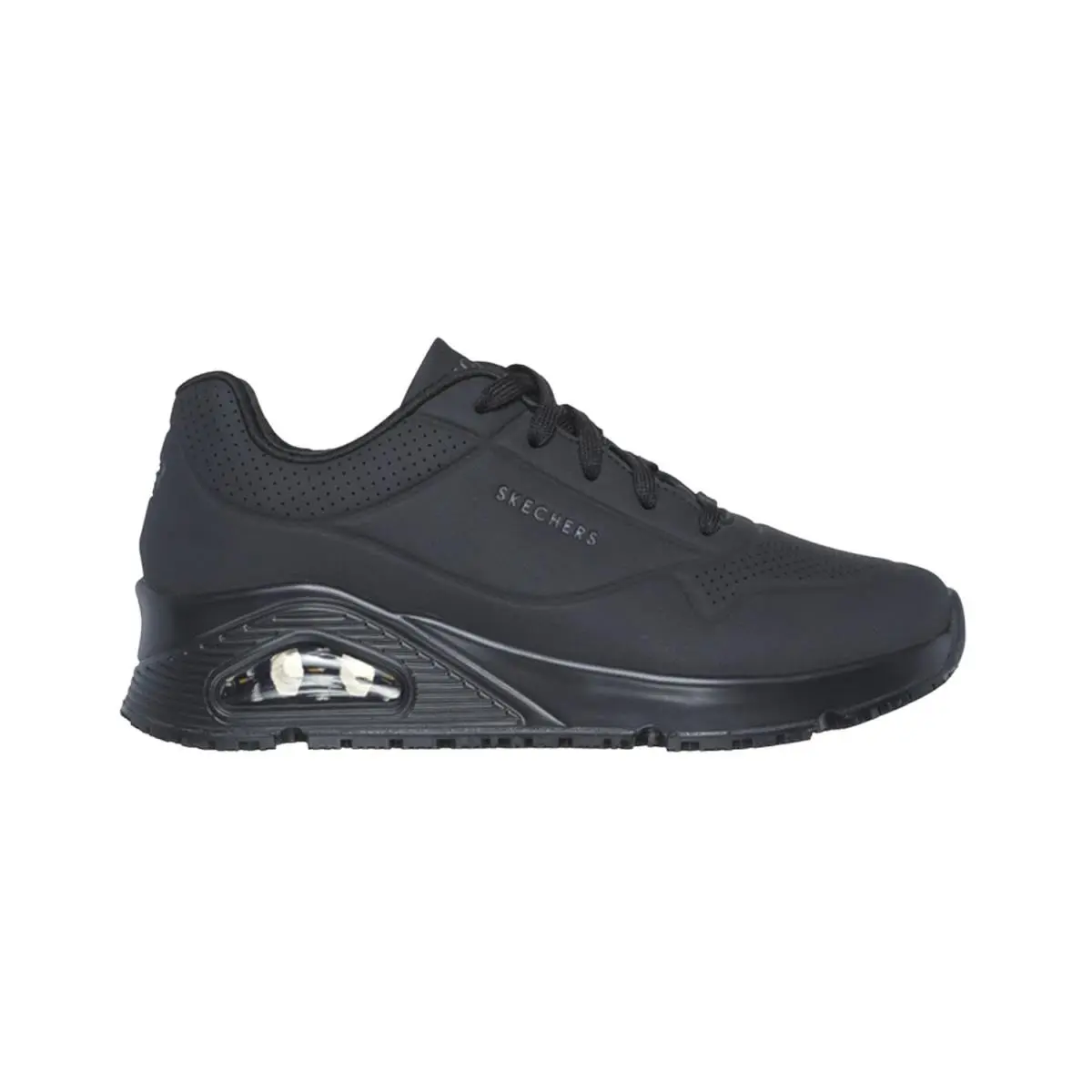 Skechers Women 039 s Relaxed Fit Uno Sr Work Shoes - Round Toe - 108021