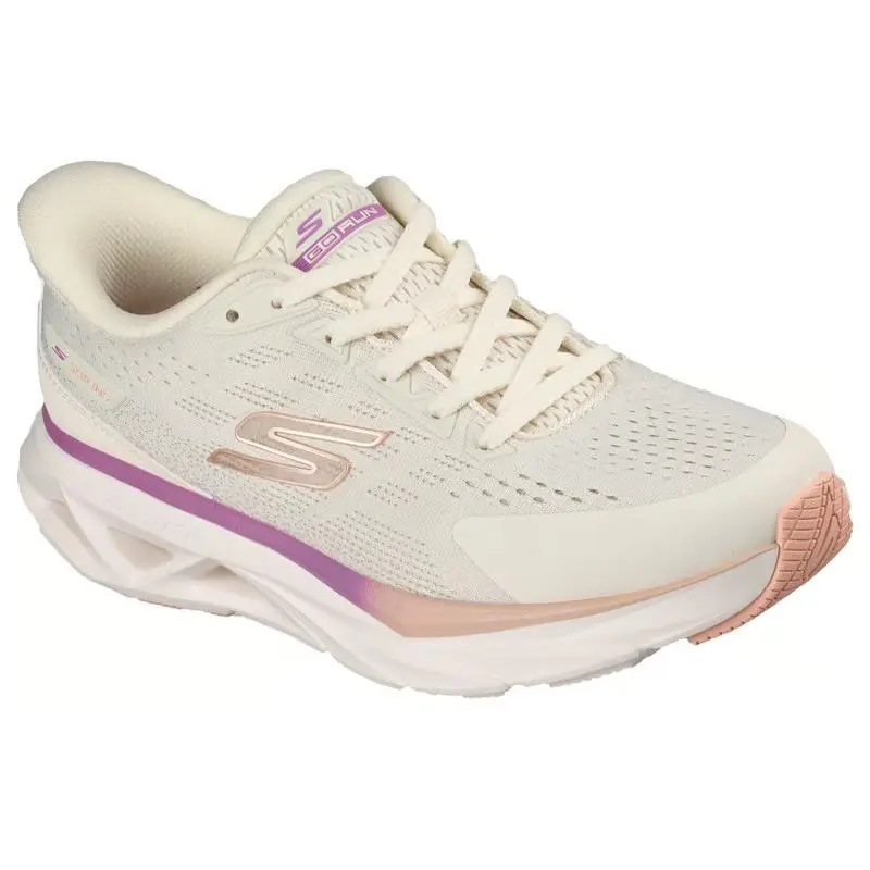 Womens Skechers Slip Ins Glide Step Vortex Natural Mesh Shoes