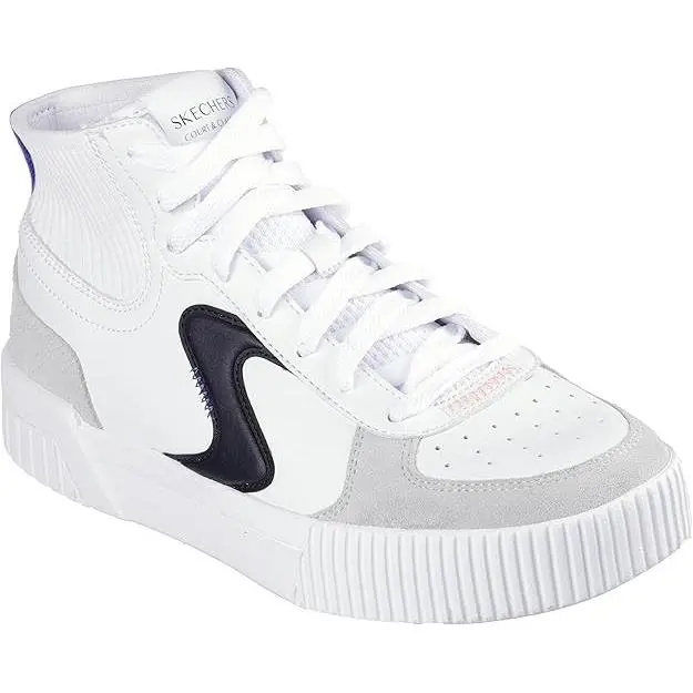 Skechers shoes - WHITE AND BLACK 4