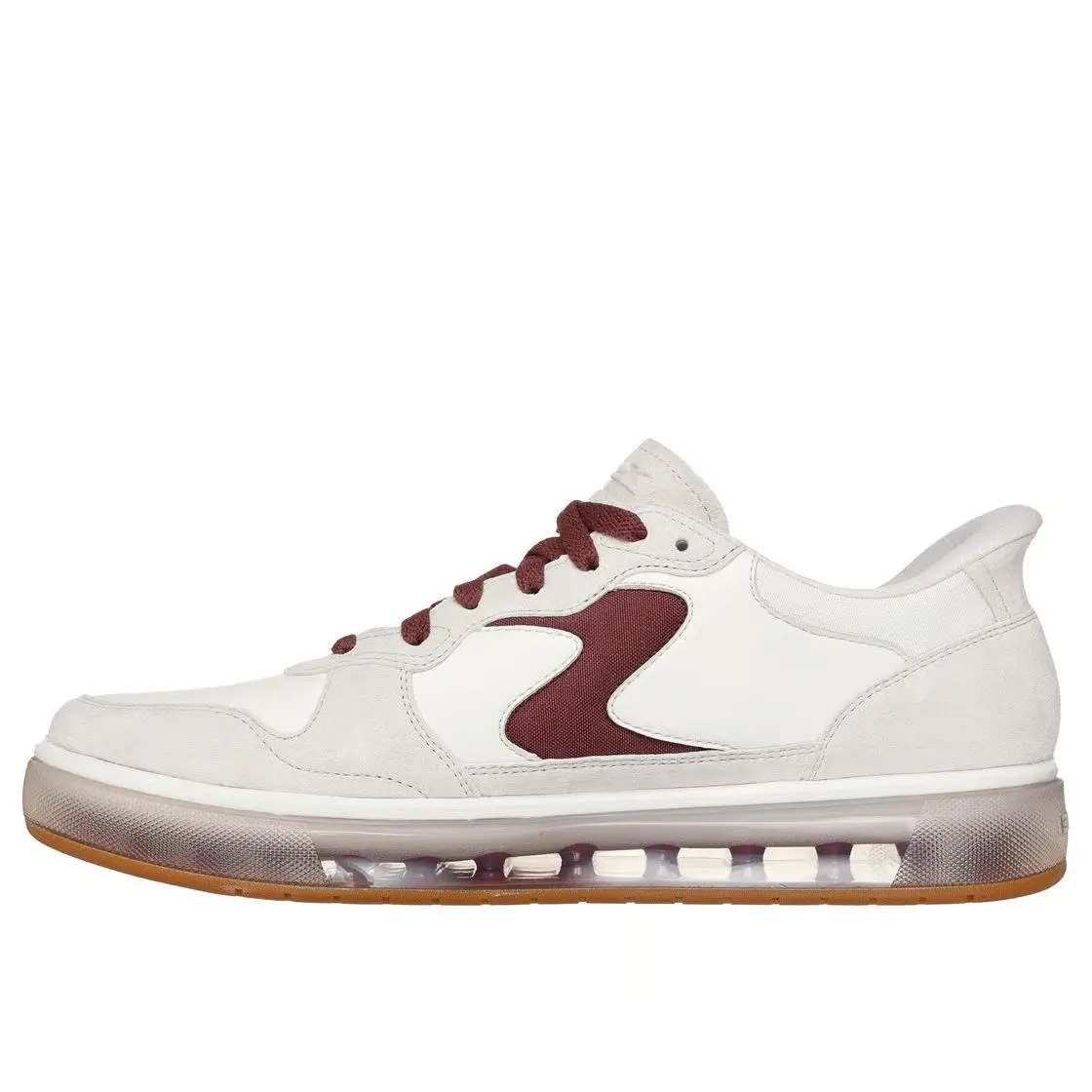 Skechers shoes - Skech-Air Classic - Classic - 254066 NTBG - Natural/Burgundy 1