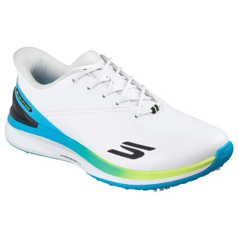 Mens Skechers Slip Ins Golf Waterproof Tour White Black Multi Nature OF The Game