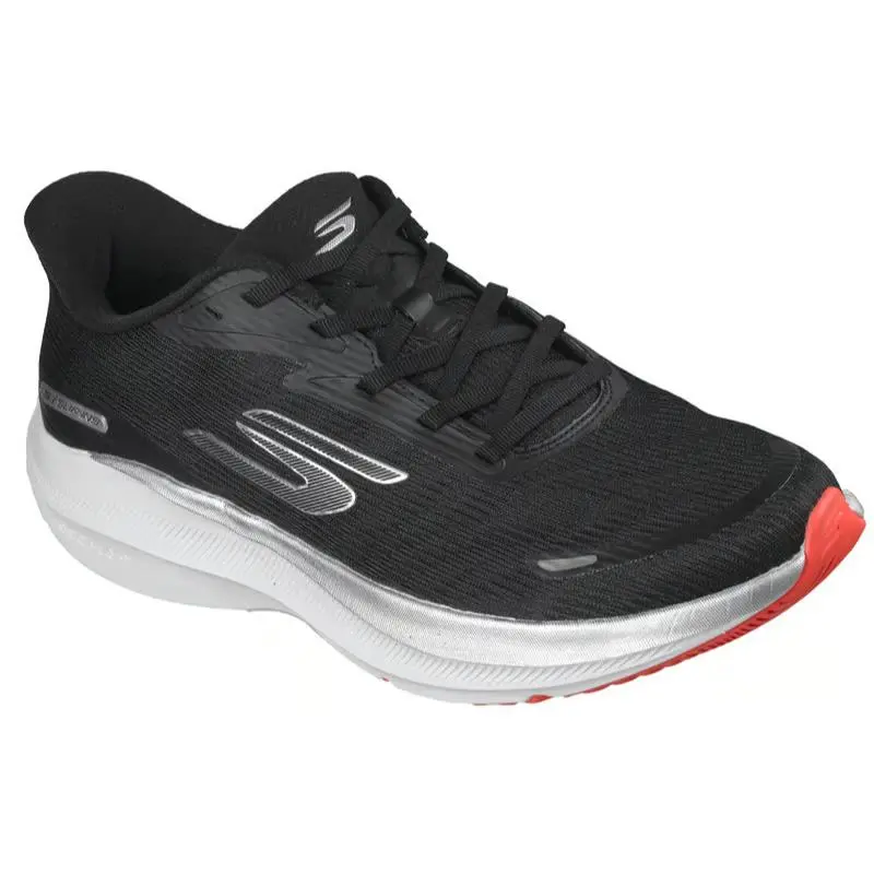 Mens Skechers Slip Ins Aero Pulse Black Mesh Shoes