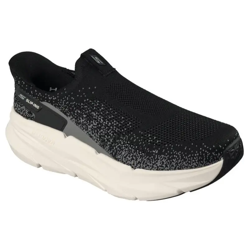 Mens Skechers Slip Ins Max Cushioning Premier 3 Kynley Black Knit Shoes