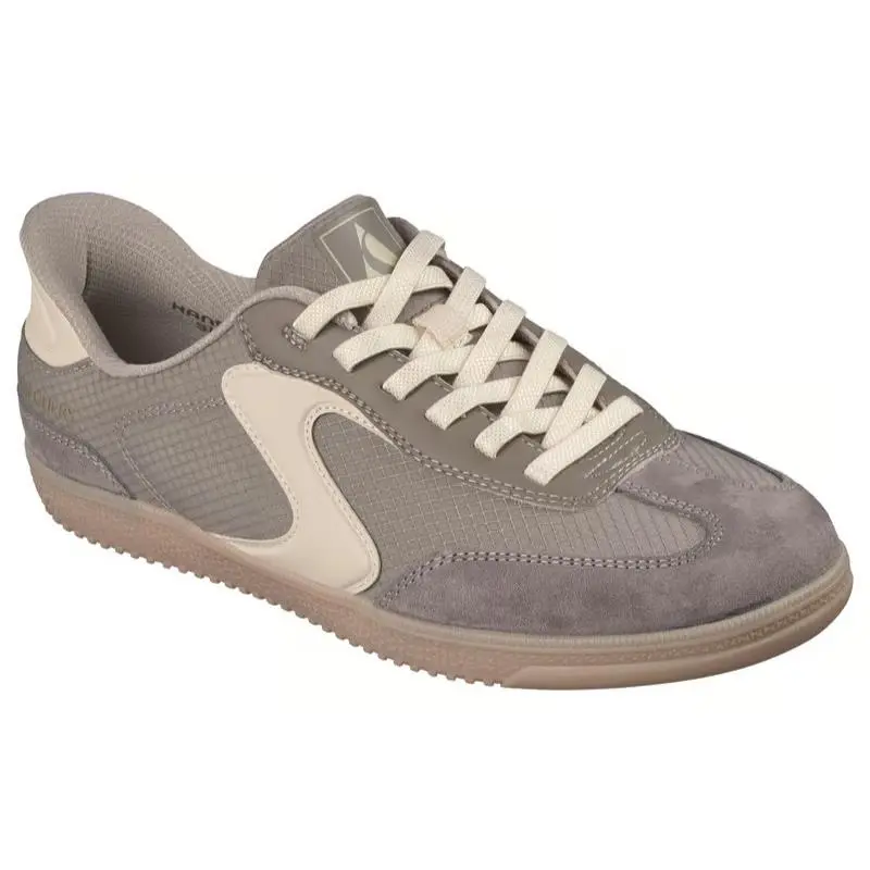 Womens Skechers Slip Ins Hotshot Everyday Ease Taupe Suede Shoes