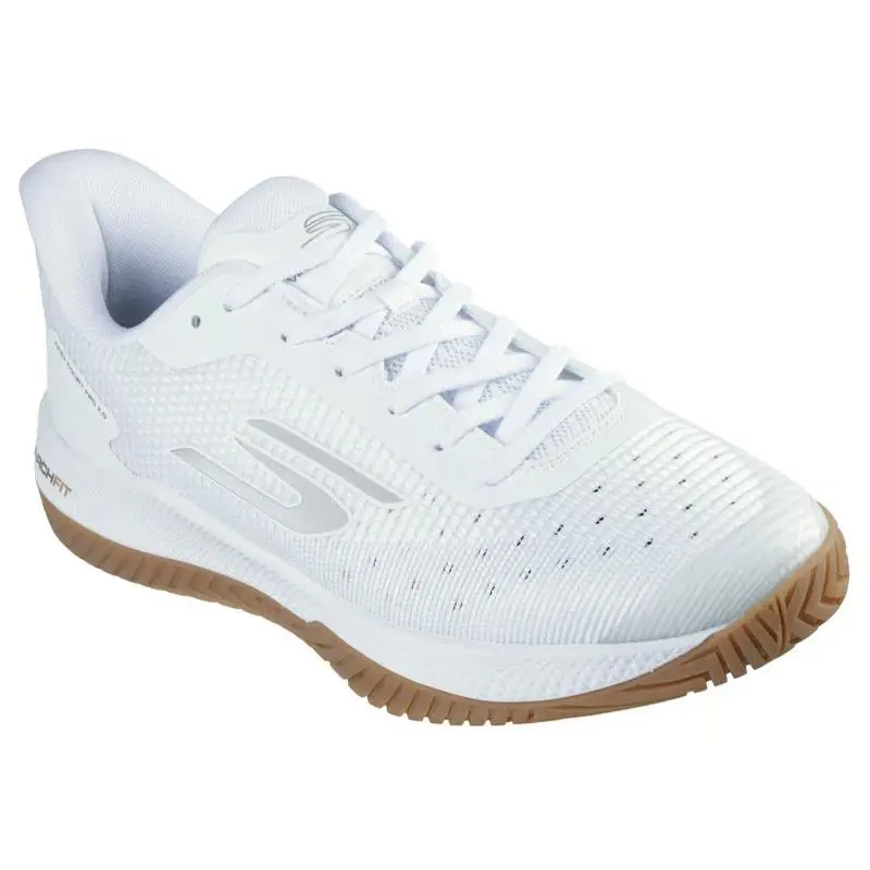 Mens Skechers Viper Court Pro 2.0 Pickleball White Mesh Shoes