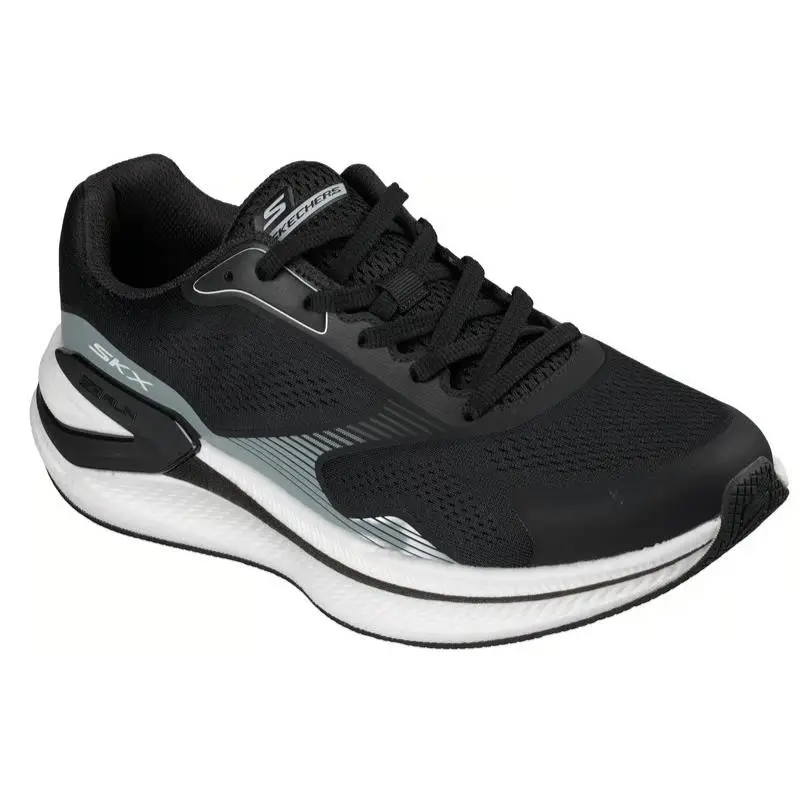 Mens Skechers GO Run Consistent Pro Corus Black White Mesh Shoes
