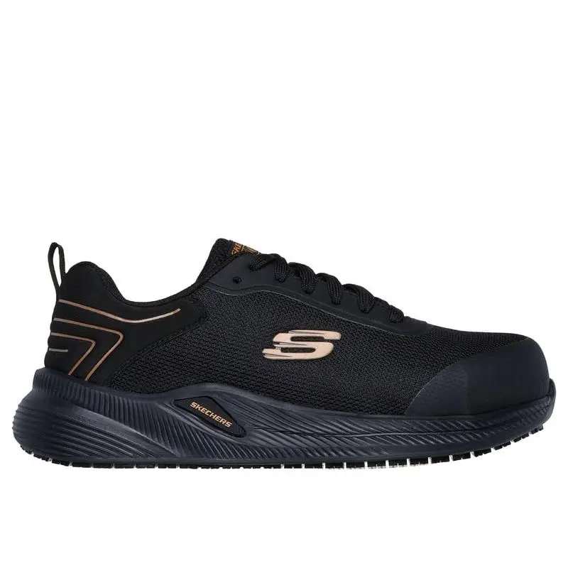 Skechers shoes - BLACK/GOLD 4
