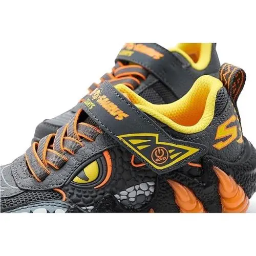 Skechers shoes - CHAR/ORANGE/YELLOW 4
